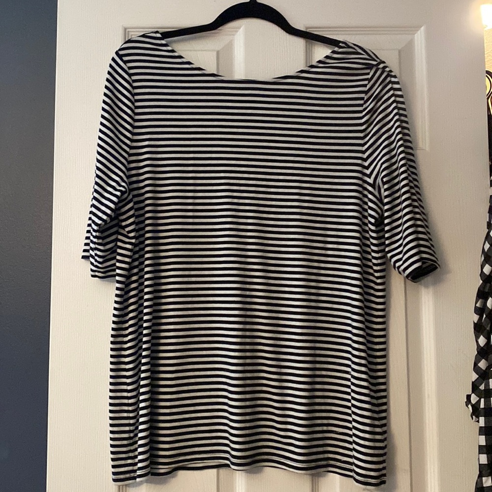 Old Navy Boat Neck 3/4 Sleeve Tee